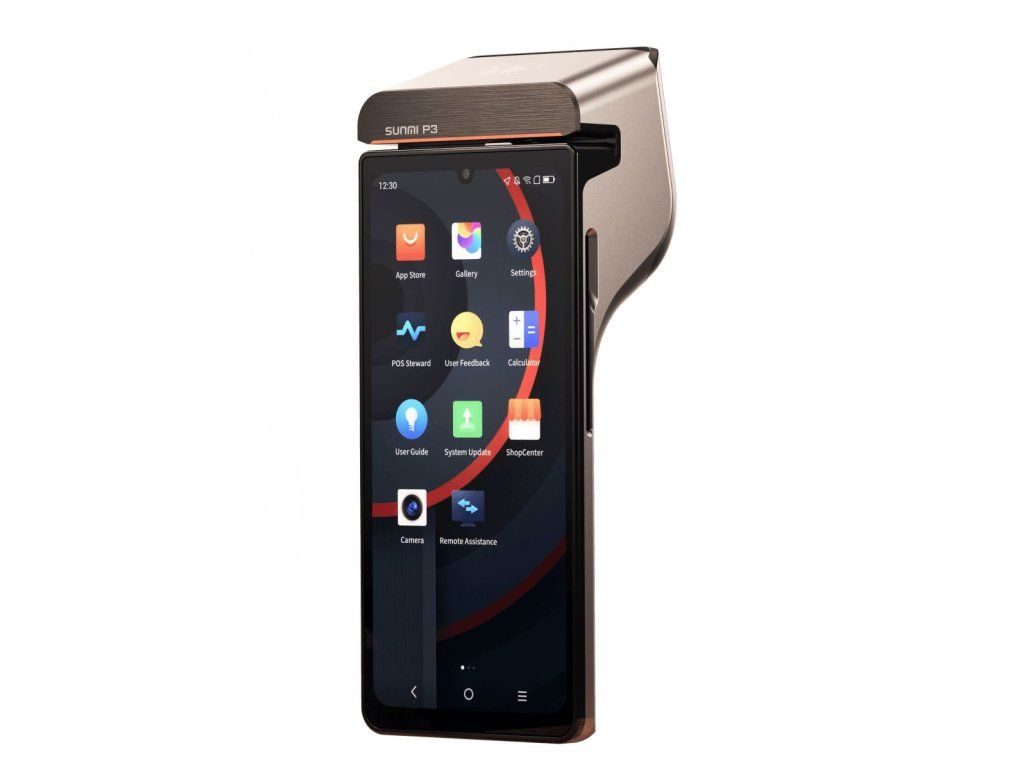 Sunmi P3H payment terminal with printer