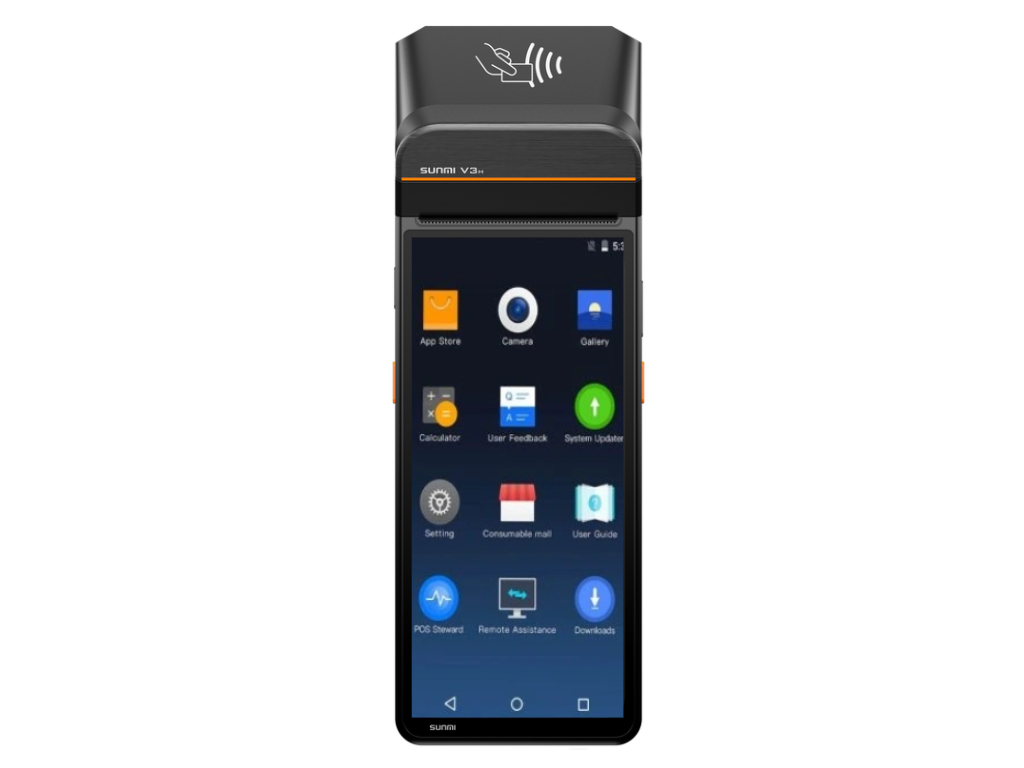 Sunmi V3H mobilní POS terminál s NFC a tiskárnou