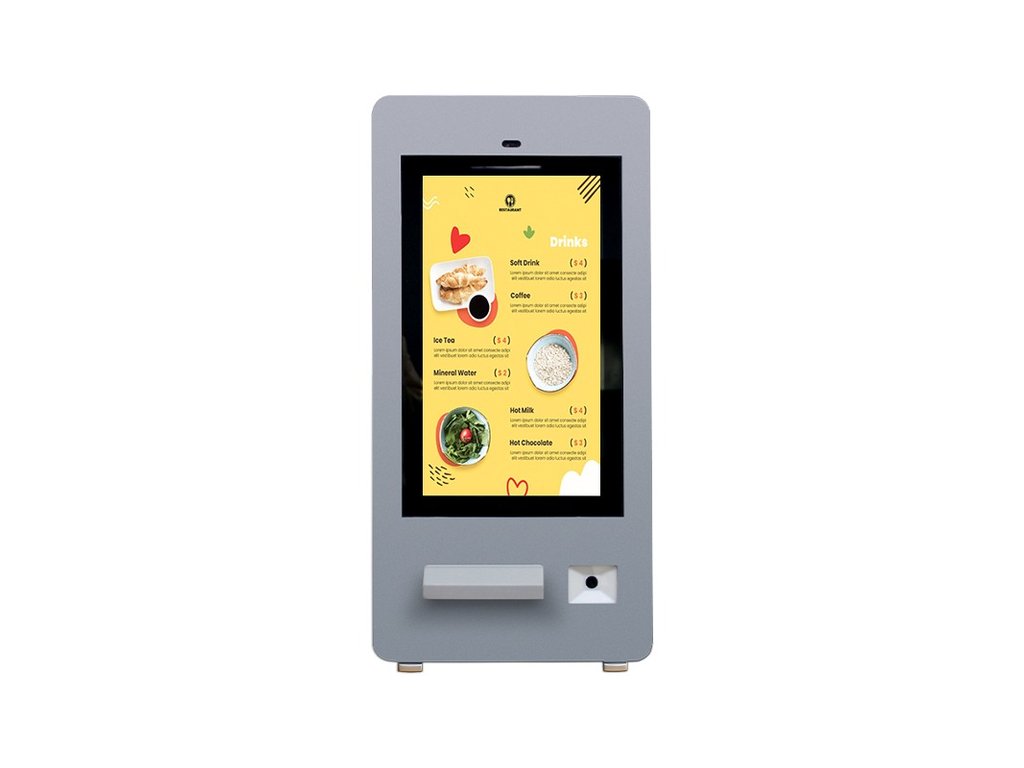 S-Kiosk W05 – outdoor self-service kiosk with Android, 80 mm printer and NFC