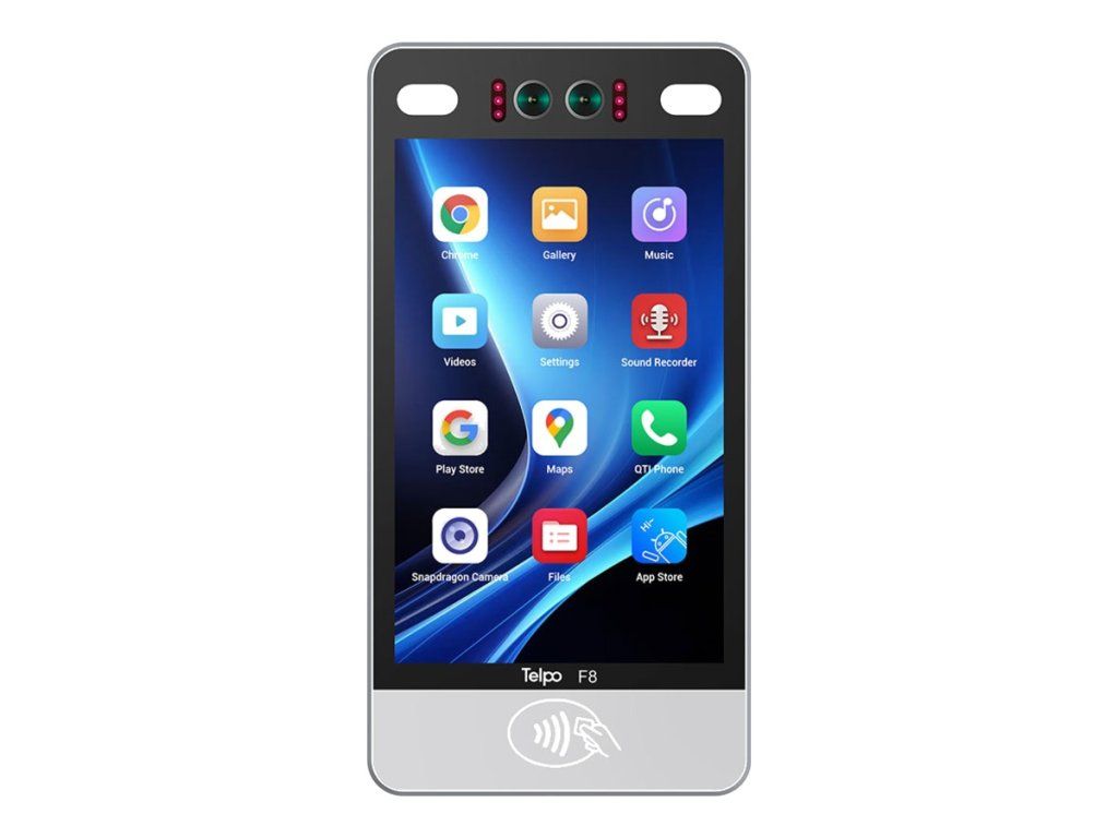S-Kiosk F8 – 8" terminál s rozpoznáváním obličeje, Android 11, NFC, IP65