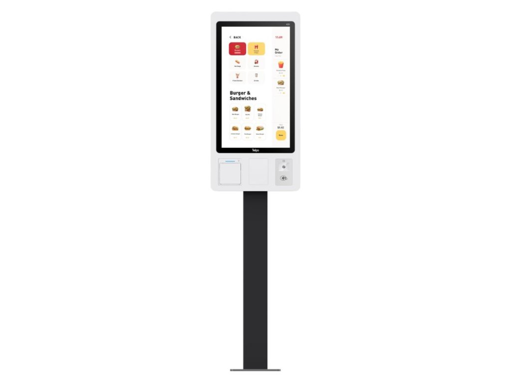 S-Kiosk K20 &ndash; samoobslužn&yacute; kiosek 27" na podlahov&eacute;m stojanu