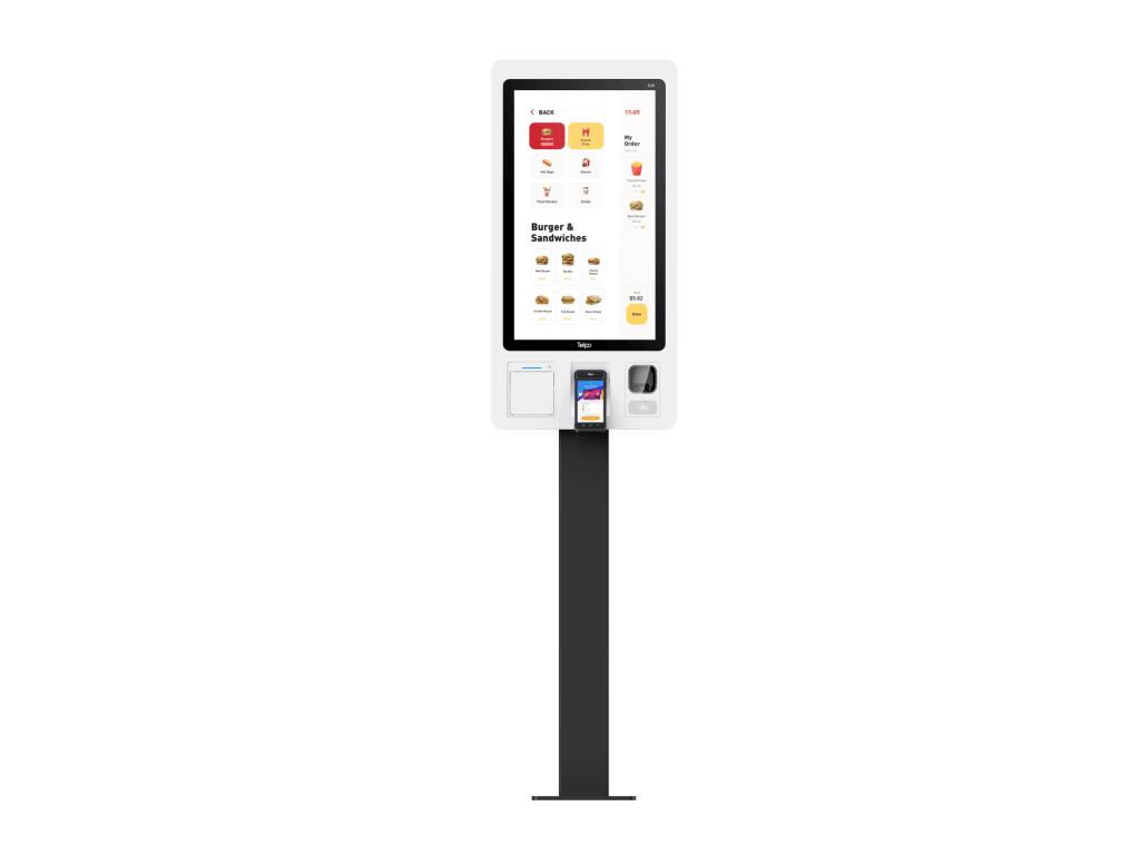 S-Kiosk K20 &ndash; kiosek 27" s drž&aacute;kem platebn&iacute;ho termin&aacute;lu