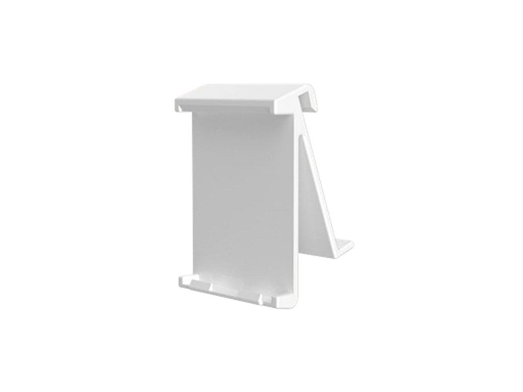 Vertical clamp for ESL electronic shelf labels – type 2
