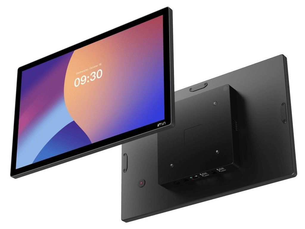 iMin Crane 1 modular kiosk with touch display