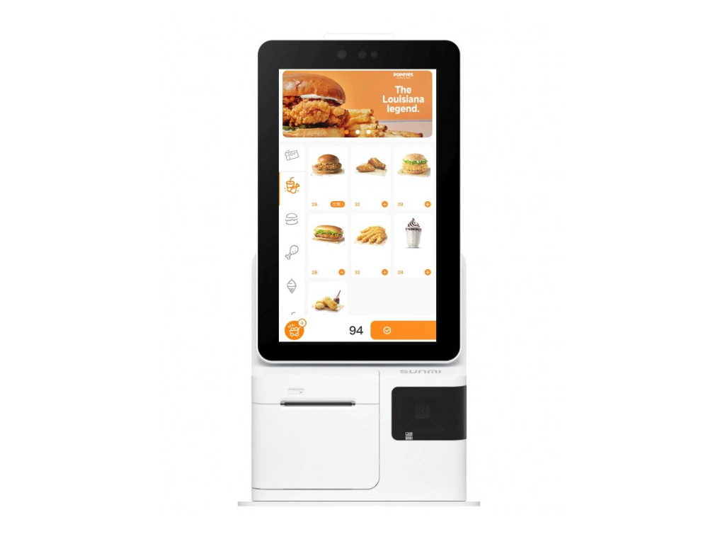 Sunmi K2 Mini small self-service kiosk with 15.6